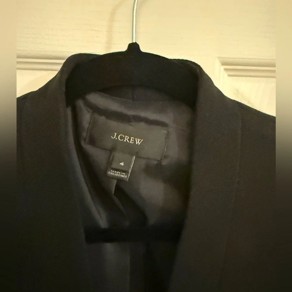 Jcrew Black Collarless Blazer - Picture 6 of 9